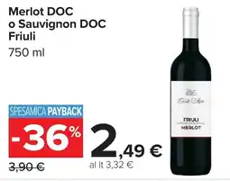 Carrefour Market Carlo Apri Merlot offerta