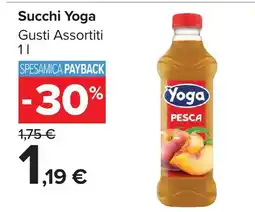 Carrefour Market Succhi Yoga Pesca offerta
