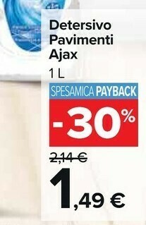 Carrefour Market Detersivo pavimenti offerta