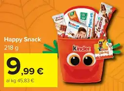 Carrefour Market Happy Snack Kinder offerta