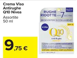 Carrefour Market Crema Viso Antirughe Q10 Nivea offerta