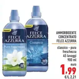 Maxi Supermercati Ammorbidente concentrato Felce Azzurra offerta
