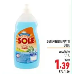 Maxi Supermercati Detergente piatti Sole offerta