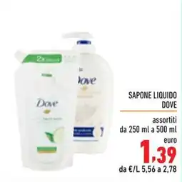 Maxi Supermercati Sapone liquido Dove offerta