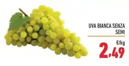 Maxi Supermercati Uva bianca senza semi offerta