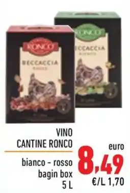 Maxi Supermercati Vino cantine Ronco offerta