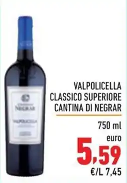 Maxi Supermercati Valpolicella Classico Superiore Cantina di Negrar offerta