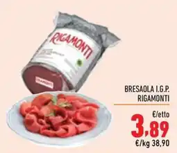 Maxi Supermercati Bresaola I.G.P. Rigamonti offerta