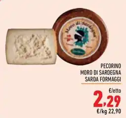 Maxi Supermercati Pecorino Moro di Sardegna offerta