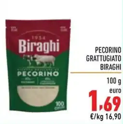 Maxi Supermercati Pecorino grattugiato Biraghi offerta