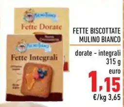 Maxi Supermercati Fette biscottate Mulino Bianco offerta