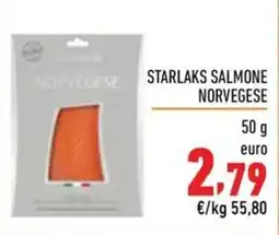 Maxi Supermercati Starlaks salmone norvegese offerta