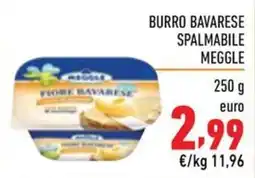 Maxi Supermercati Burro bavarese spalmabile Meggle offerta