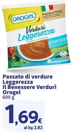 Ok Sigma Passato di verdure Leggerezza Il Benessere Verduri Orogel offerta