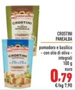 Maxi Supermercati Crostini panealba pomodoro e basilico offerta