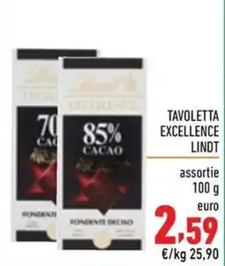 Maxi Supermercati Tavoletta Excellence Lindt offerta