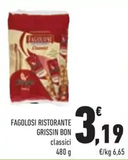 Conad Margherita Fagolosi ristorante grissin bon classici offerta