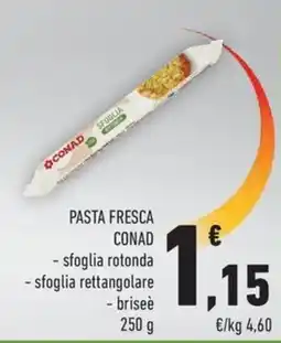 Conad Margherita Pasta fresca Conad offerta
