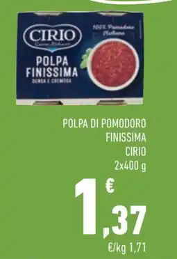 Conad Margherita Polpa di pomodoro finissima Cirio offerta