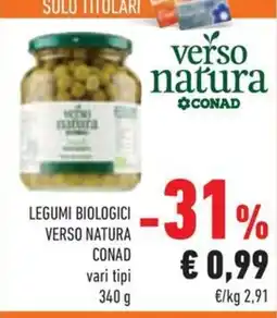 Conad Margherita Legumi biologici verso natura offerta