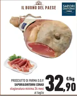 Conad Margherita Prosciutto di Parma D.O.P. Saporidintorni Conad offerta