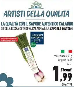 Conad Margherita Cipolla Rossa di Tropea Calabria I.G.P. Sapori & Dintorni offerta