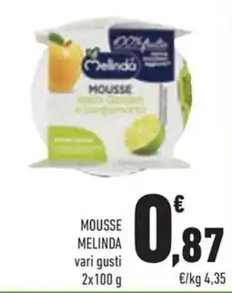 Conad Margherita Mousse Melinda vari gusti offerta