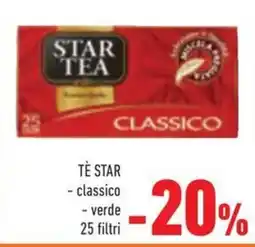 Conad Margherita Tè Star classico offerta