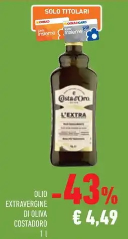 Conad Margherita Olio extravergine di oliva Costadoro offerta