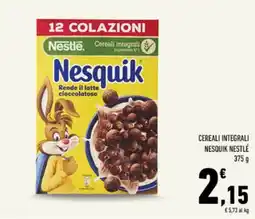 Conad Tuday Cereali integrali Nesquik Nestlé offerta