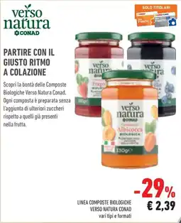 Conad Margherita Composte biologiche Verso Natura Conad offerta