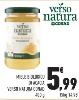 Conad Margherita Miele biologico di acacia Verso Natura Conad offerta