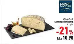 Conad Margherita Asiago D.O.P. Sapori&Dintorni Conad offerta