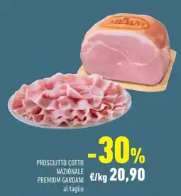 Conad Margherita Prosciutto cotto nazionale premium Gardani offerta