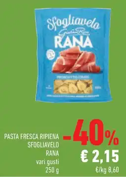Conad Margherita Pasta fresca ripiena sfogliavelo Rana offerta