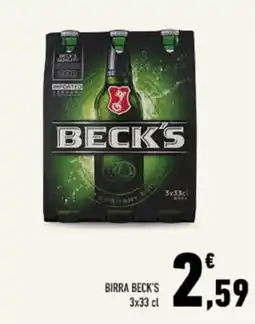 Conad Tuday Birra Beck's offerta