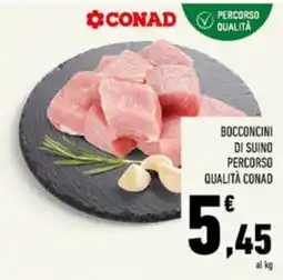 Conad Tuday Bocconcini di suino percorso qualità Conad offerta