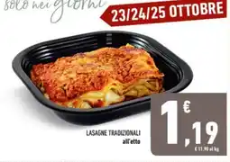 Conad Tuday Lasagne tradizionali offerta