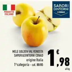 Conad Tuday Mele Golden Val Venosta Sapori&Dintorni Conad offerta