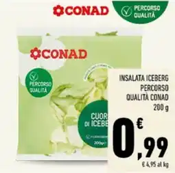 Conad Tuday Insalata iceberg cuor di iceberg offerta