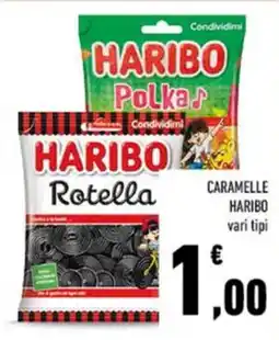 Conad Tuday Haribo caramelle vari tipi offerta