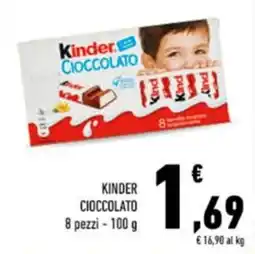Conad Tuday Kinder Cioccolato offerta
