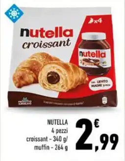 Conad Tuday Nutella croissant offerta
