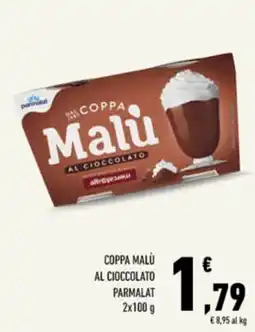Conad Tuday Coppa Malù al cioccolato Parmalat offerta