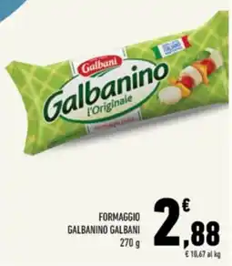 Conad Tuday Formaggio Galbanino Galbani offerta