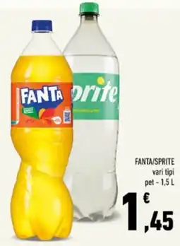 Conad Tuday Fanta/Sprite offerta