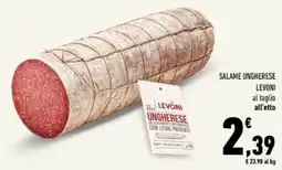 Conad Tuday Salame ungherese Levoni offerta