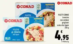 Conad Tuday Filetto di orata alla ligure CONAD offerta