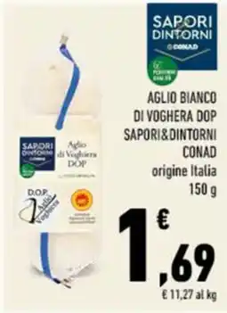 Conad Tuday Aglio bianco di Voghera DOP Saporidintorni offerta