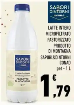Conad Tuday Latte intero Sapori & Dintorni offerta